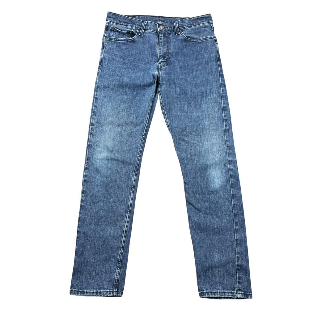 Levi's 502‎ Jeans Men 32x34 (32x31) Blue Regular Tapered Stretch Pants Casual